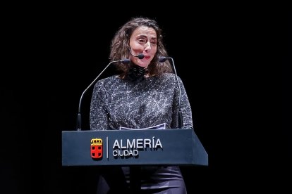 Petra Moldes, profesora de EISO, condujo la gala. 