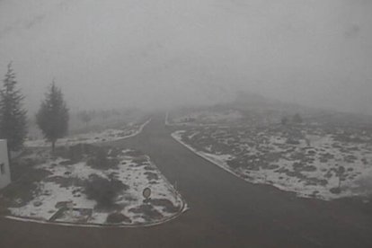 Una gran nevada en la Sierra de los Filabres.