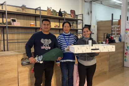 María Fernanda Jiménez, ganadora de la cesta en H&V Modas.