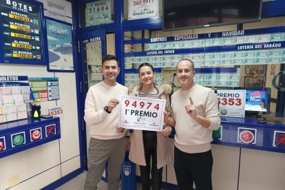 El primer premio llega a la capital.