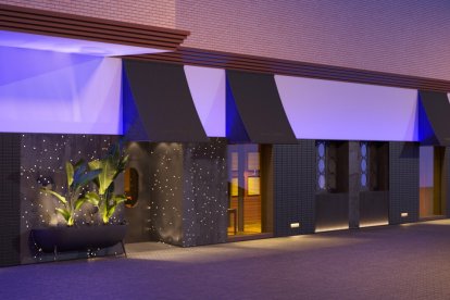 Imagen de la fachada principal del negocio de hostelería que abrirá sus puertas en Almería.