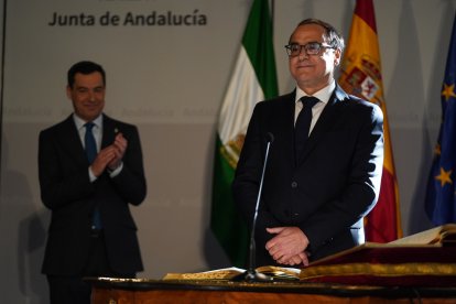 Toma de posesión de José Céspedes.