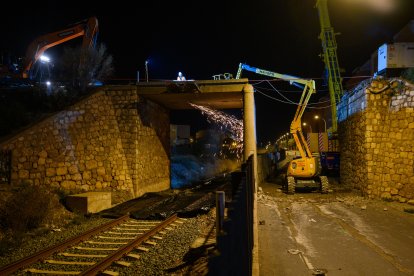 Espectacular imagen en la madrugada del martes al miércoles en Los Molinos.