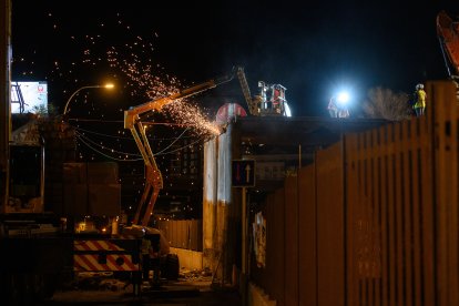 Las obras del soterramiento las ejecuta Sacyr.