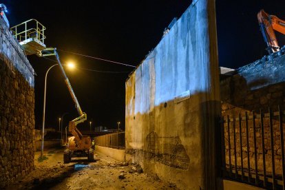 Espectacular imagen en la madrugada del martes al miércoles en Los Molinos.