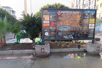 Imagen captada esta mañana.