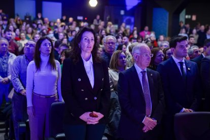 Rosario Soto, presidenta de la Autoridad Portuaria de Almería (APA); María del Mar Vázquez, alcaldesa de Almería; y Gabriel Amat, alcalde de Roquetas de Mar.