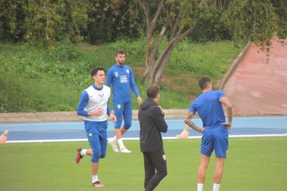 Integrado desde el primer minuto con los compañeros.