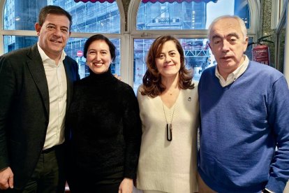 Socialistas con el candidato a la Xunta.