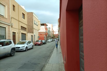 El Barrio de Los Ángeles justo al fondo.