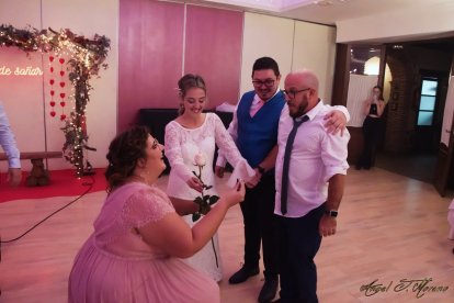 Amanda Cazorla y Pedro Ortiz.