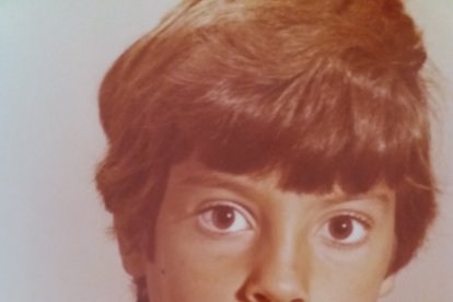 El día de su Primera Comunión.