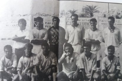 Con Los Ángeles junto a su hermano Pepe.