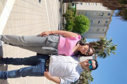 Claudia Sánchez y Manuel Jiménez.