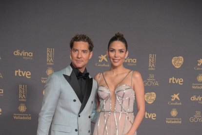 David Bisbal y Rosanna Zanetti.