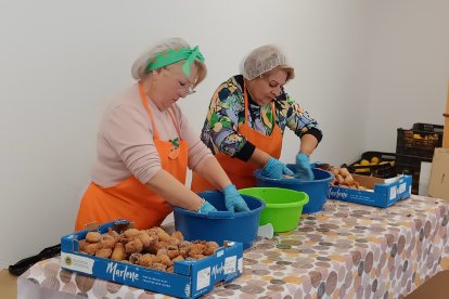 Preparando papaviejos.