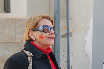 Orgullosa de la naranja.
