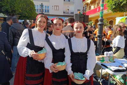 Ángela, Juani y Lidia.