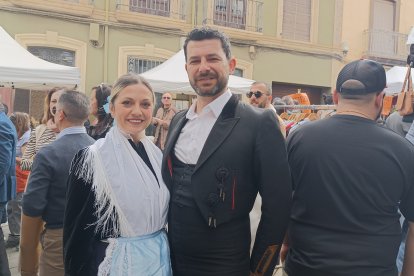 Begoña Almansa y Francisco Ruíz bailaron el Fandanguillo de Almería.
