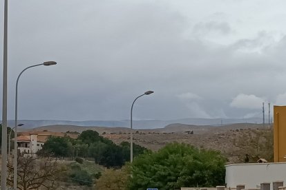 Con este aspecto van a caer cuatro gotas.