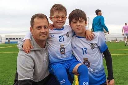 David Arjona Molero, con el dorsal 21, vivió un día muy bonito e inolvidable.