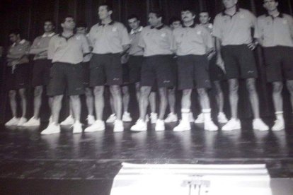 Presentación de la temporada con el Almería de Cayuela.