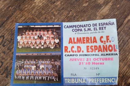 Aquellas entradas de la promoción de ascenso a Segunda.