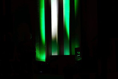 Blanco y verde, los colores del 28-F.