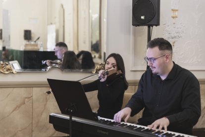 Imagen de Jorge D. Cazorla del acto de presentación del Rosario del Mar.