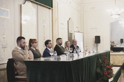 Imagen de Jorge D. Cazorla del acto de presentación del Rosario del Mar.