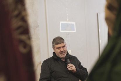 Imagen de Jorge D. Cazorla del acto de presentación del Rosario del Mar.