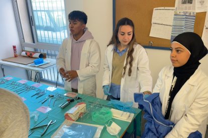 Desarrollo de las II Jornadas Mira la FP en el IES Santo Domingo.