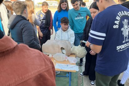 Desarrollo de las II Jornadas Mira la FP en el IES Santo Domingo.
