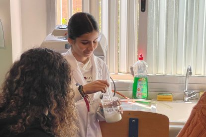 Desarrollo de las II Jornadas Mira la FP en el IES Santo Domingo.