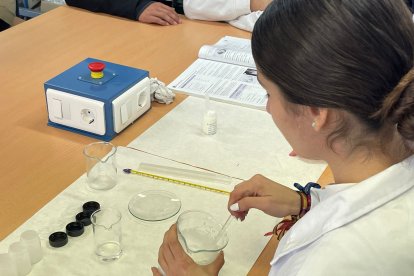 Desarrollo de las II Jornadas Mira la FP en el IES Santo Domingo.