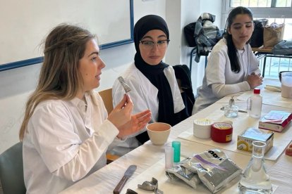 Desarrollo de las II Jornadas Mira la FP en el IES Santo Domingo.