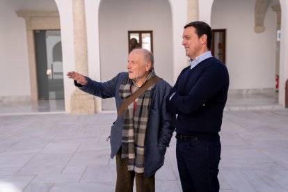 Antonio López junto a Javier Aureliano García
