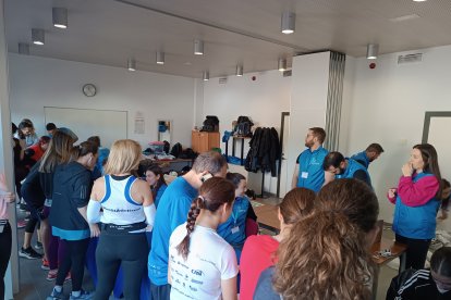 Punto de recogida de dorsales.