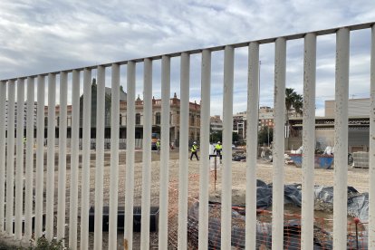 Imagen junto a la vieja estación.