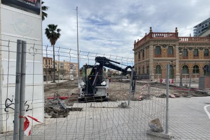 El soterramiento, en marcha.