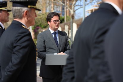 Inauguración de los nuevos aparcamientos de Policía Nacional en El Ejido.