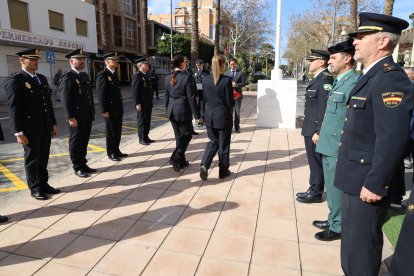 Inauguración de los nuevos aparcamientos de Policía Nacional en El Ejido.