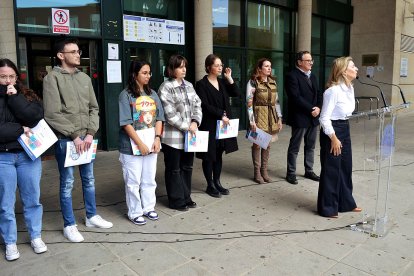Lectura de manifiesto en la UAL.