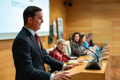 Intervención del presidente de la Diputación, Javier A. García.