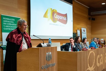 Pedro Caparrós: El fundador de Grupo Caparrós explicó las razones del apoyo al Congreso y a la Cofradía del Tomate Almeriense.