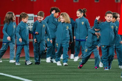 Los más pequeños se lo pasan bomba.