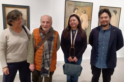El maestro del Realismo Antonio López no quiso perderse la apertura al público del MUREC antes de regresar a Madrid.