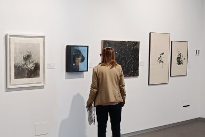 Pinturas, dibujos, grabados y esculturas.