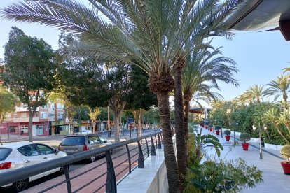 Bajando la Avenida del Mediterráneo.