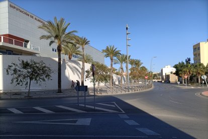 El Palmeral del pabellón Moisés Ruiz.